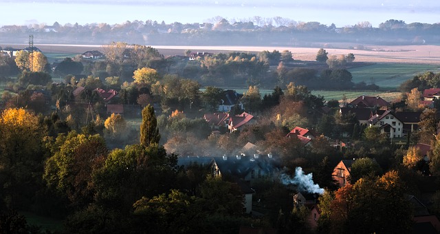 smog nad vesnicí